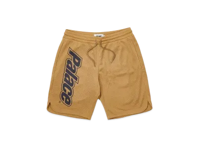 PALACE LOWERCASE FONT SHORTS "Gold"