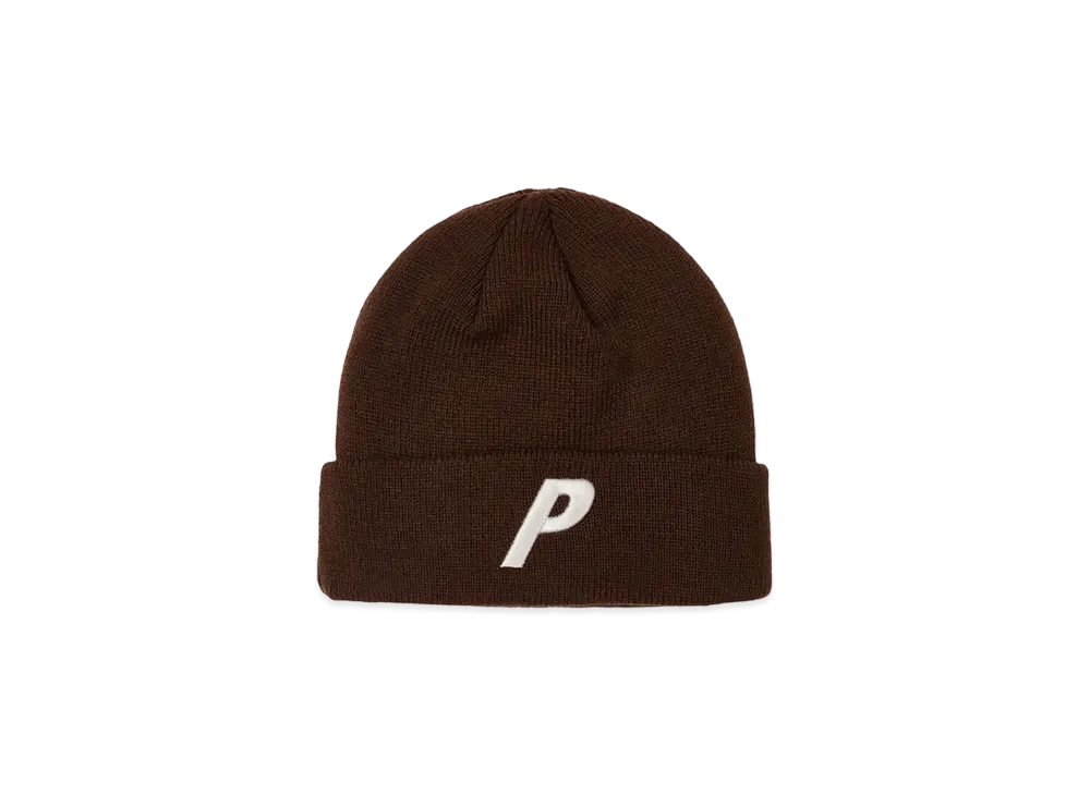 PALACE 3D P BEANIE "Brown"