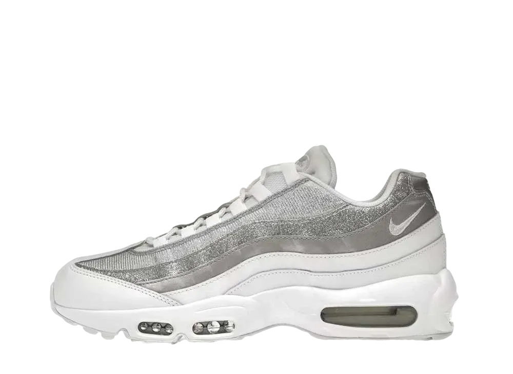 ナイキ ウィメンズ エアマックス95 "ホワイト/メタリックシルバー"