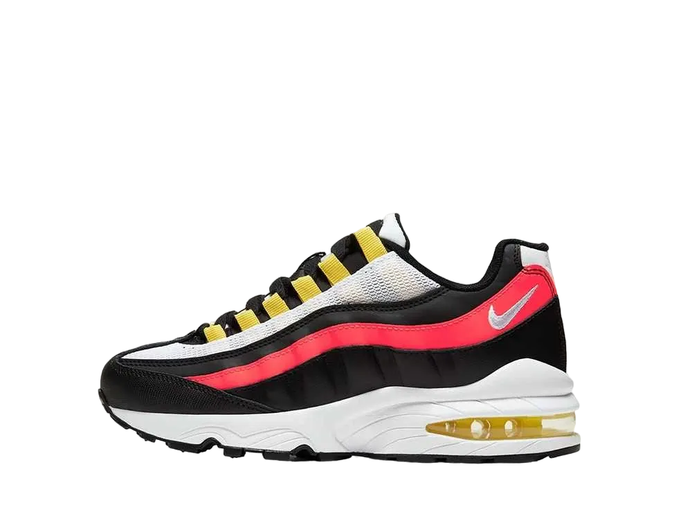 Nike GS Air Max 95 "White/Crimson Black/Yellow"