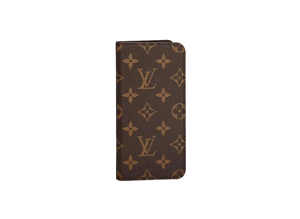 Louis Vuitton Monogram iPhone 7 Plus / 8 Plus Folio "Marron"