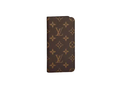 Louis Vuitton Monogram iPhone 7 Plus / 8 Plus Folio "Marron"