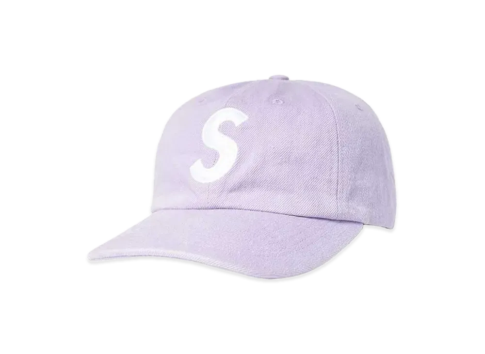 シュプリーム ケブラー デニム S ロゴ 6-パネル "ライト パープル"