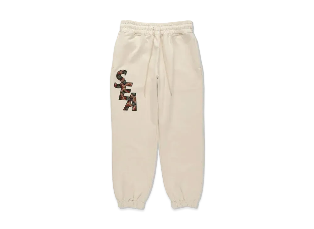 WIND AND SEA S_E_A (PATTERN) SWEAT PT "Ivory"