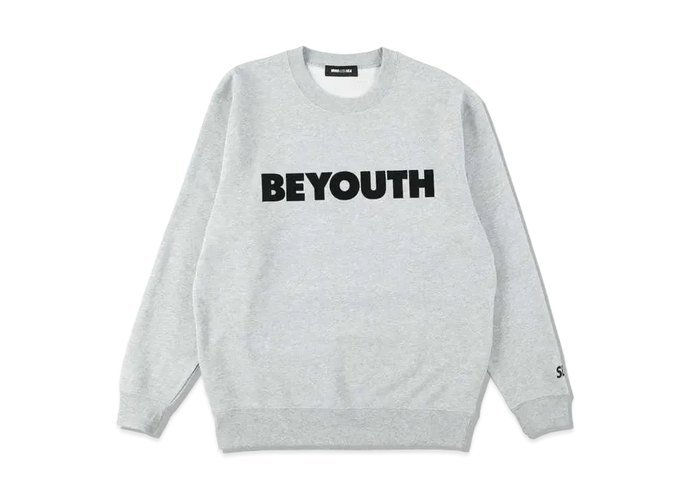 WIND AND SEA BE YOUTH CREW NECK "Gray"