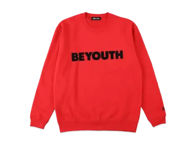 WIND AND SEA BE YOUTH CREW NECK "Red"