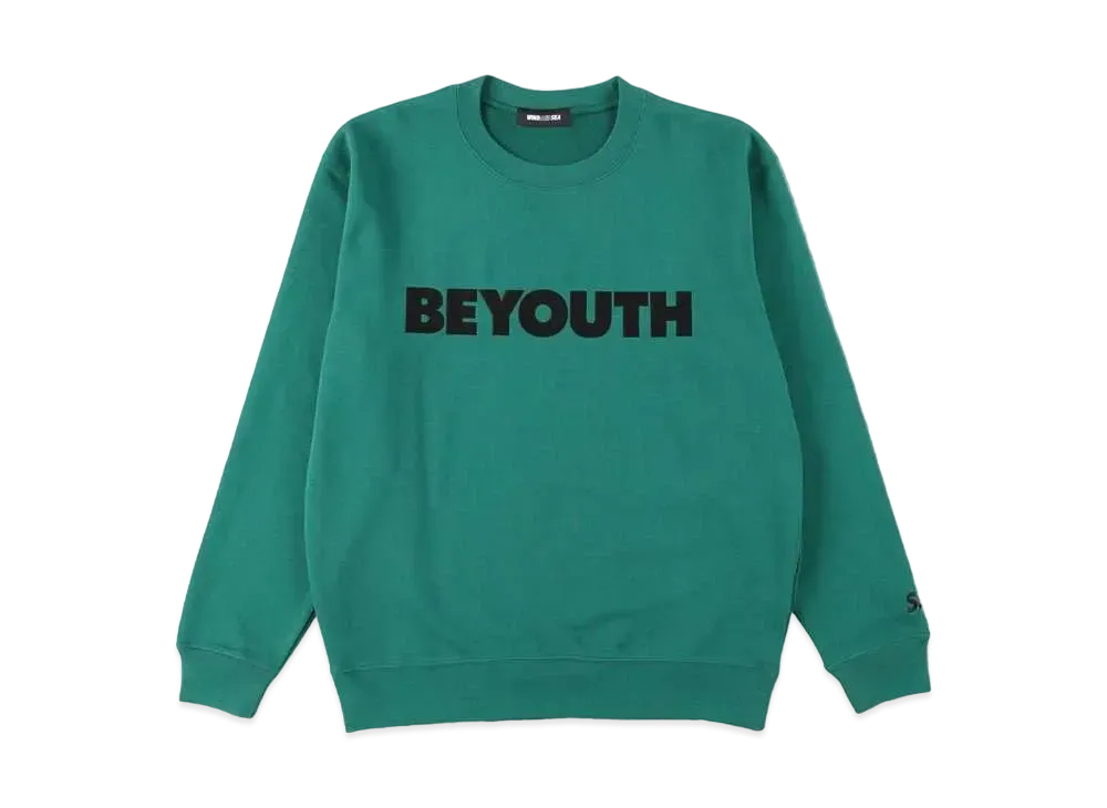 WIND AND SEA BE YOUTH CREW NECK "Green"