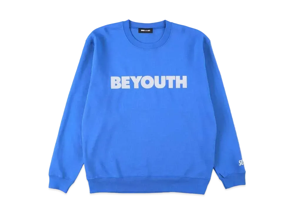 WIND AND SEA BE YOUTH CREW NECK "Blue"