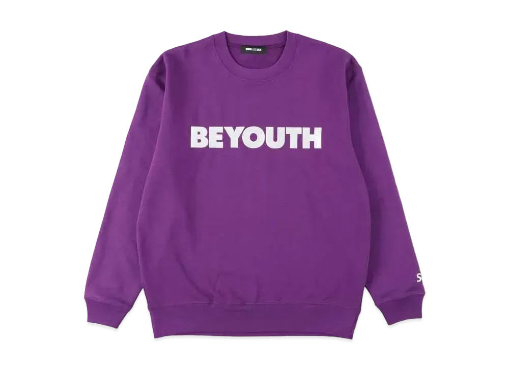 WIND AND SEA BE YOUTH CREW NECK "Purple"