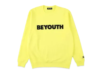 WIND AND SEA BE YOUTH CREW NECK "Yellow"
