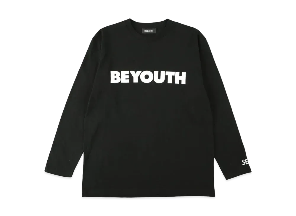 WIND AND SEA BE YOUTH L/S TEE "Black"