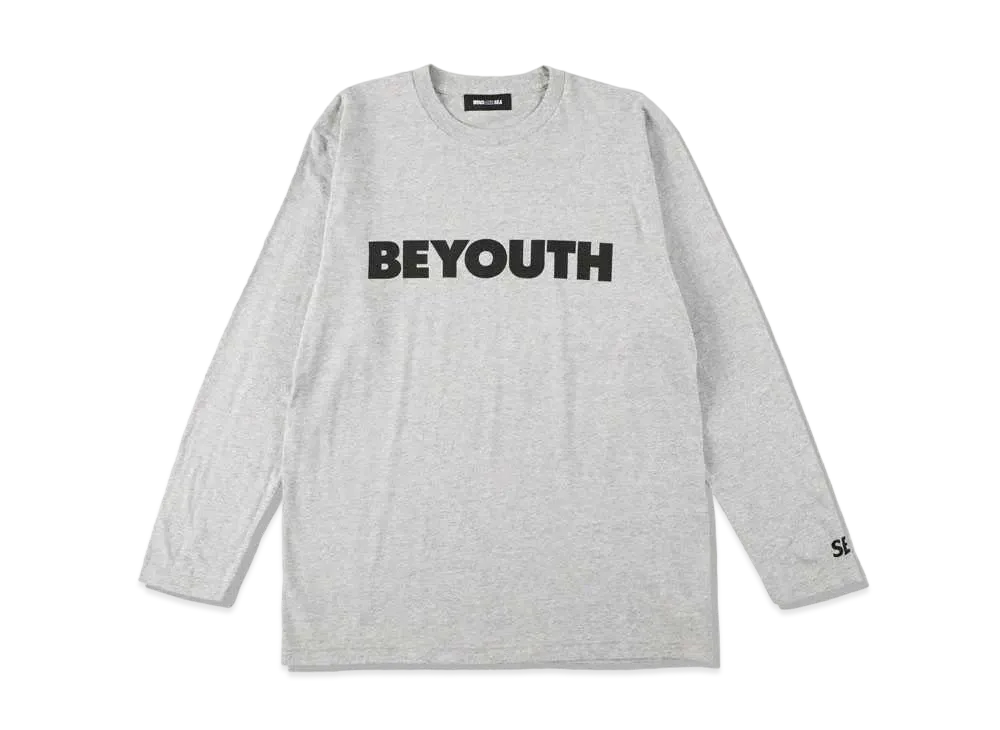 WIND AND SEA BE YOUTH L/S TEE "Gray"