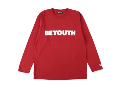 WIND AND SEA BE YOUTH L/S TEE "Burgandy"