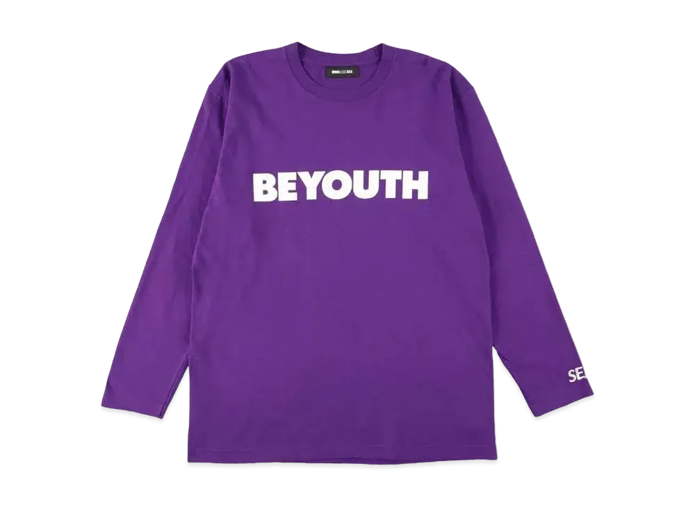 WIND AND SEA BE YOUTH L/S TEE "Purple"