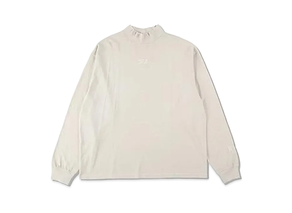 WIND AND SEA SEA (PIGMENT-DYE) L/S MOCKNECK T-SHIRT "L.Gray"