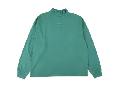 WIND AND SEA SEA (PIGMENT-DYE) L/S MOCKNECK T-SHIRT "Green"