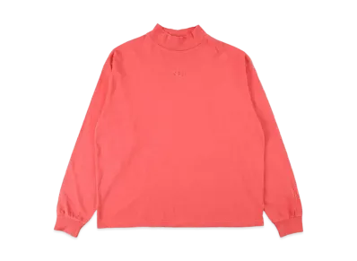 WIND AND SEA SEA (PIGMENT-DYE) L/S MOCKNECK T-SHIRT "Red"