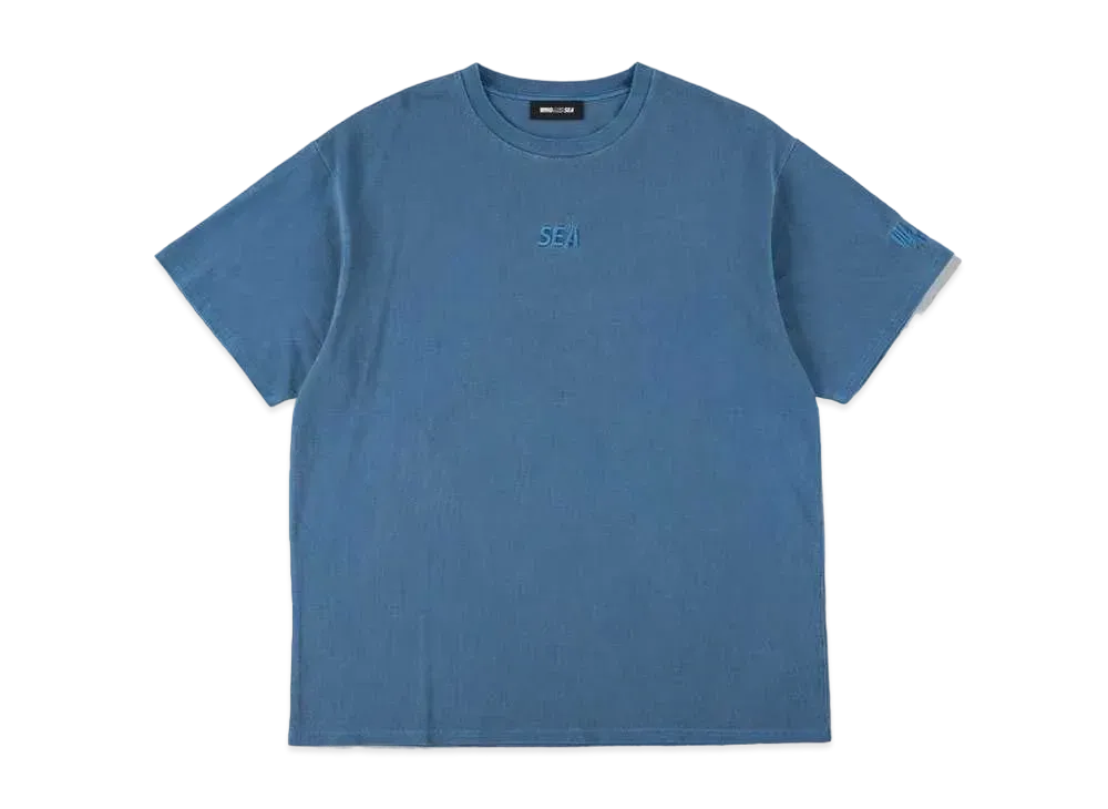 WIND AND SEA SEA (PIGMENT-DYE) S/S T-SHIRT "D.Blue"