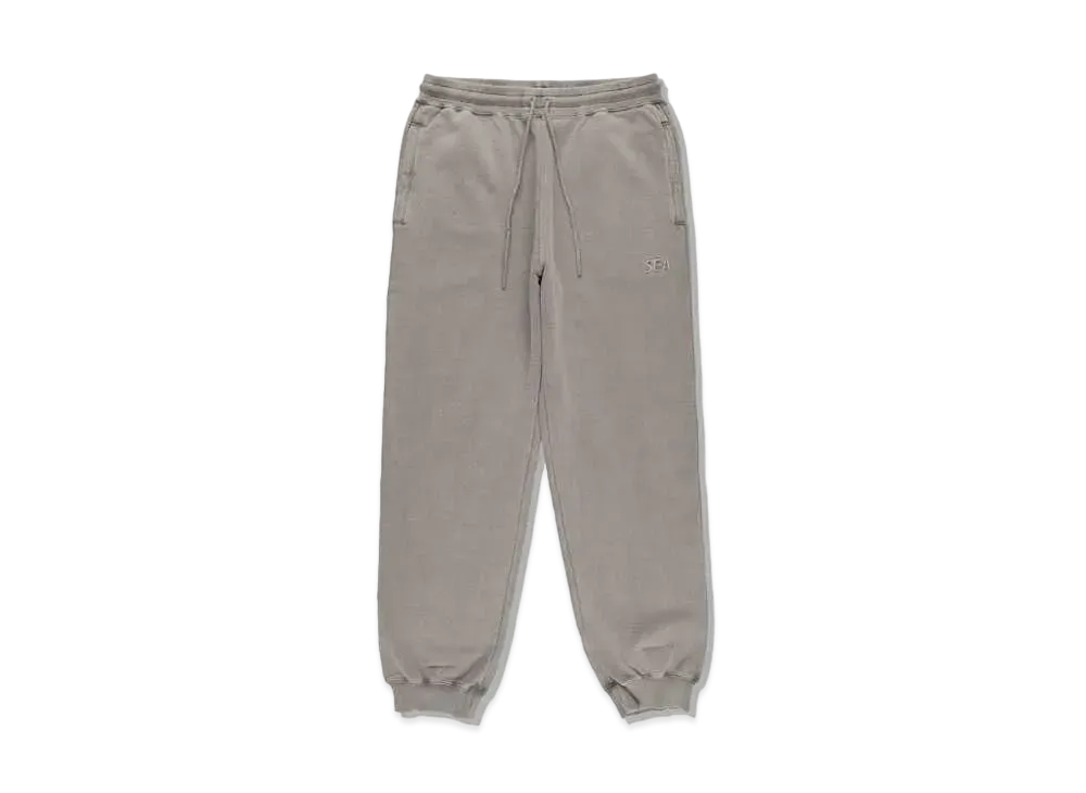 WIND AND SEA SEA (PIGMENT-DYE) SWEAT PANTS "Charcoal"