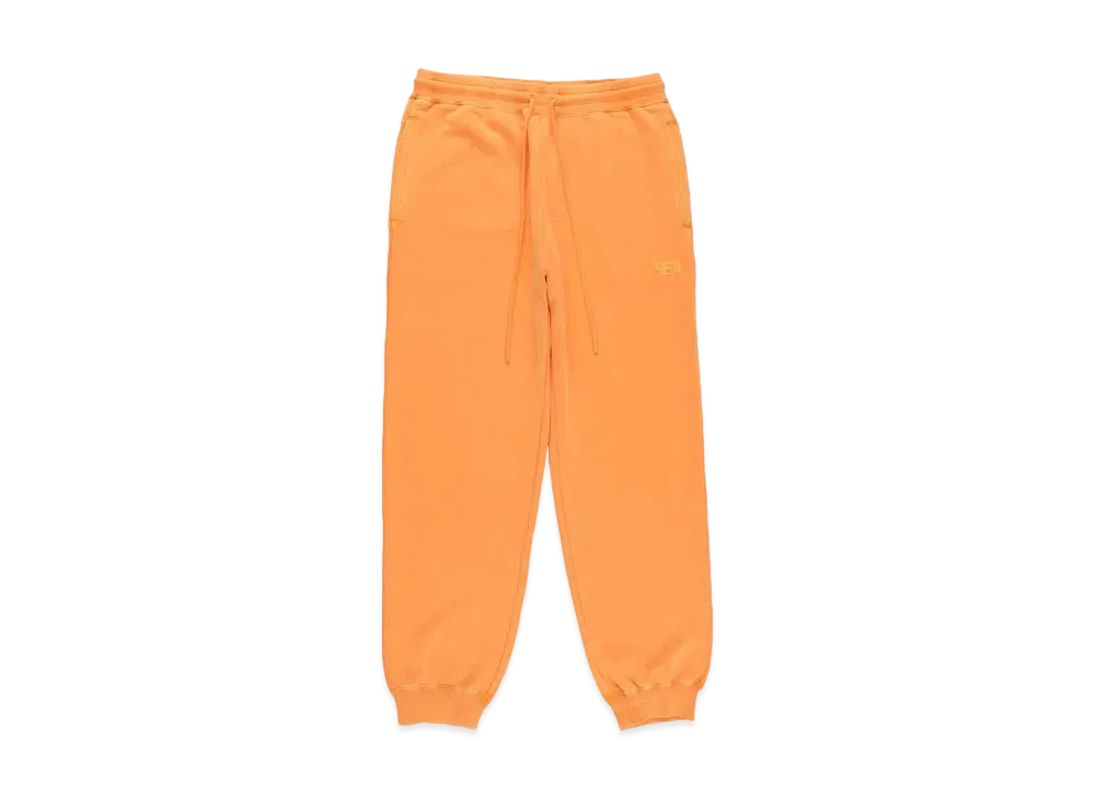 WIND AND SEA SEA (PIGMENT-DYE) SWEAT PANTS "Orange"