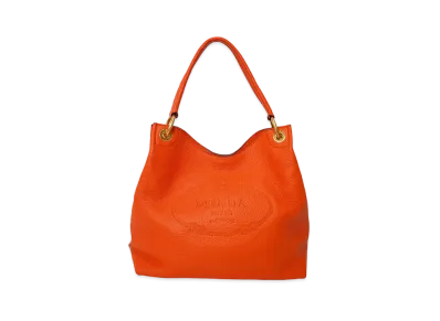 PRADA Logo One Shoulder Bag "Orange"