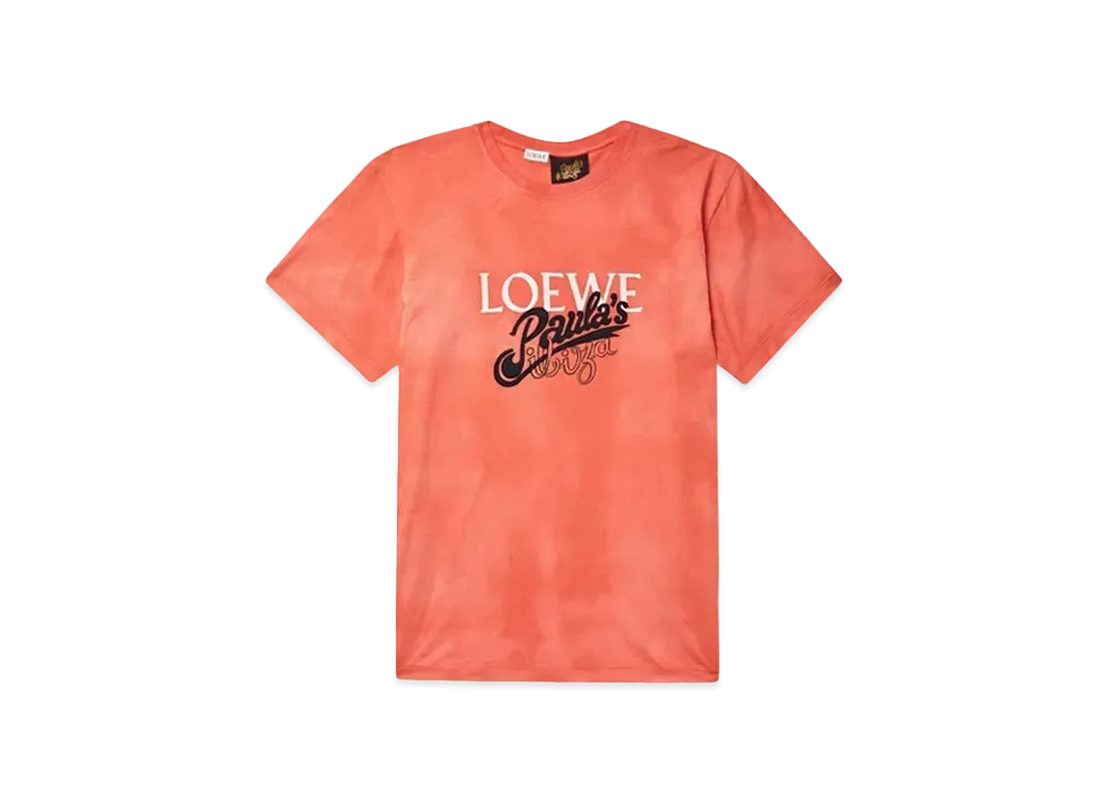 LOEWE Paula's Ibiza Tie-Dye Tee "Burnt Orange"