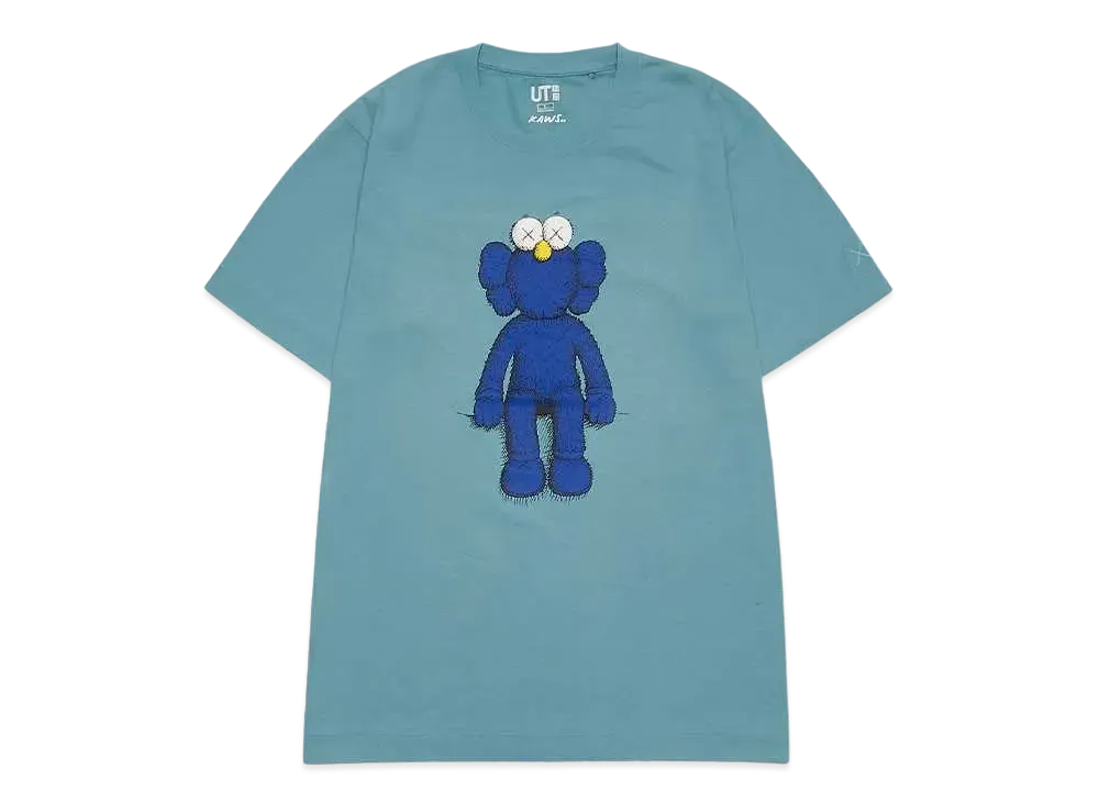 Uniqlo KAWS Blue BFF Tee "Green"