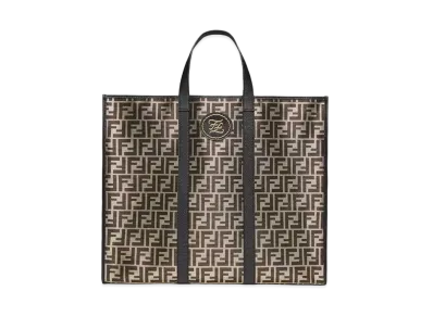 FENDI FF Logo Zucca Tote Bag "Brown"