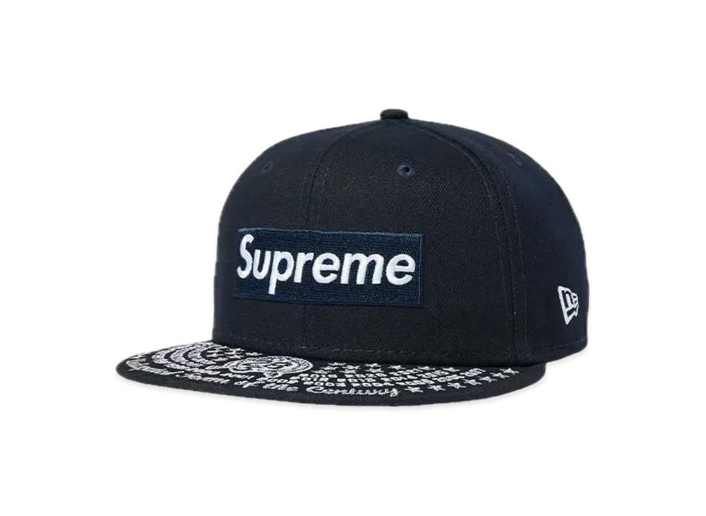 Supreme Undisputed Box Logo New Era "Navy"
