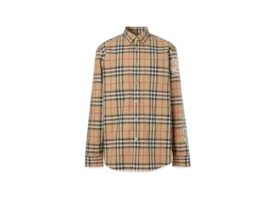 BURBERRY Check Shirt "Archive Beige"