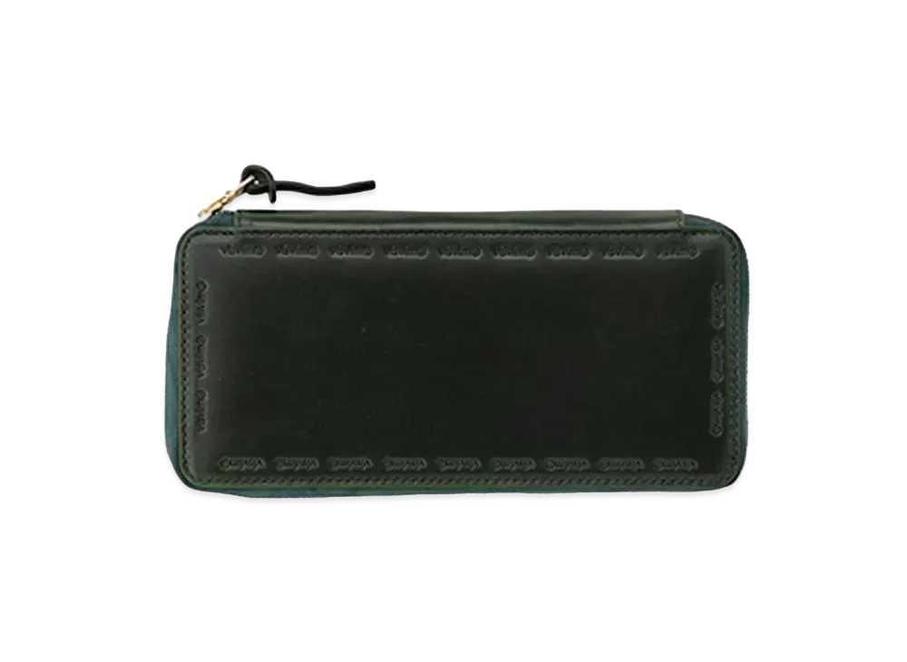 visvim LEATHER LONG WALLET "Green"