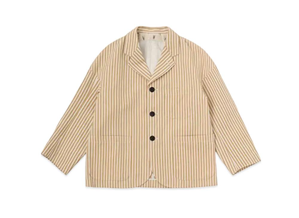 visvim FALKLAND BLAZER STRIPES "Beige"