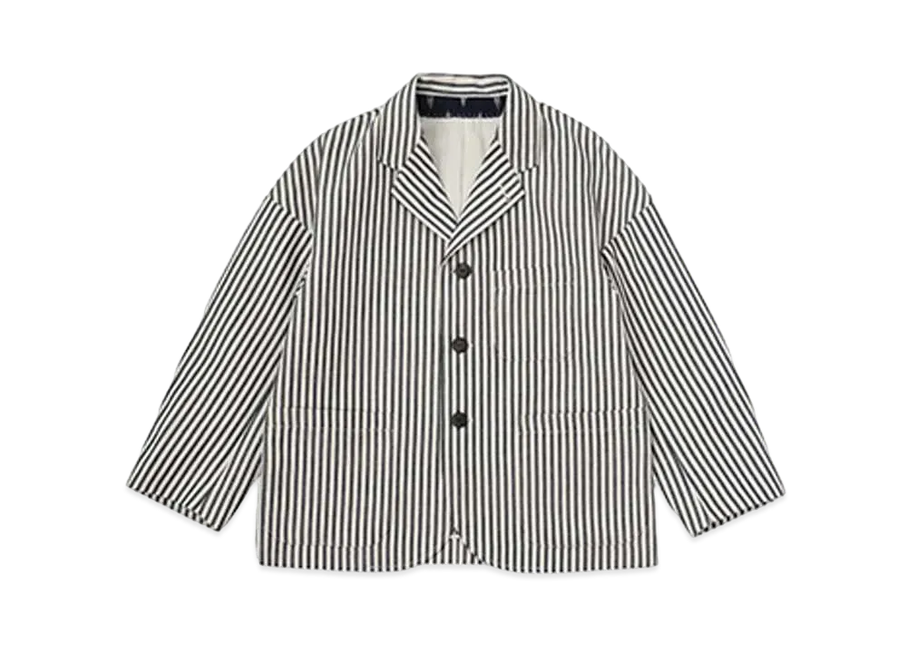 visvim FALKLAND BLAZER STRIPES "Navy"