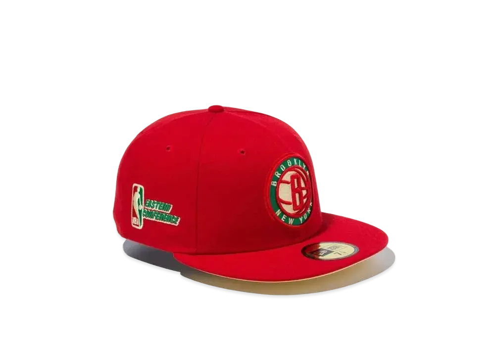 NEW ERA State Fruit 59FIFTY Brooklyn Nets "Scarlet"