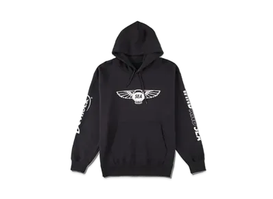WIND AND SEA WDS x DEVILOCK (WING) HOODIE "Black"