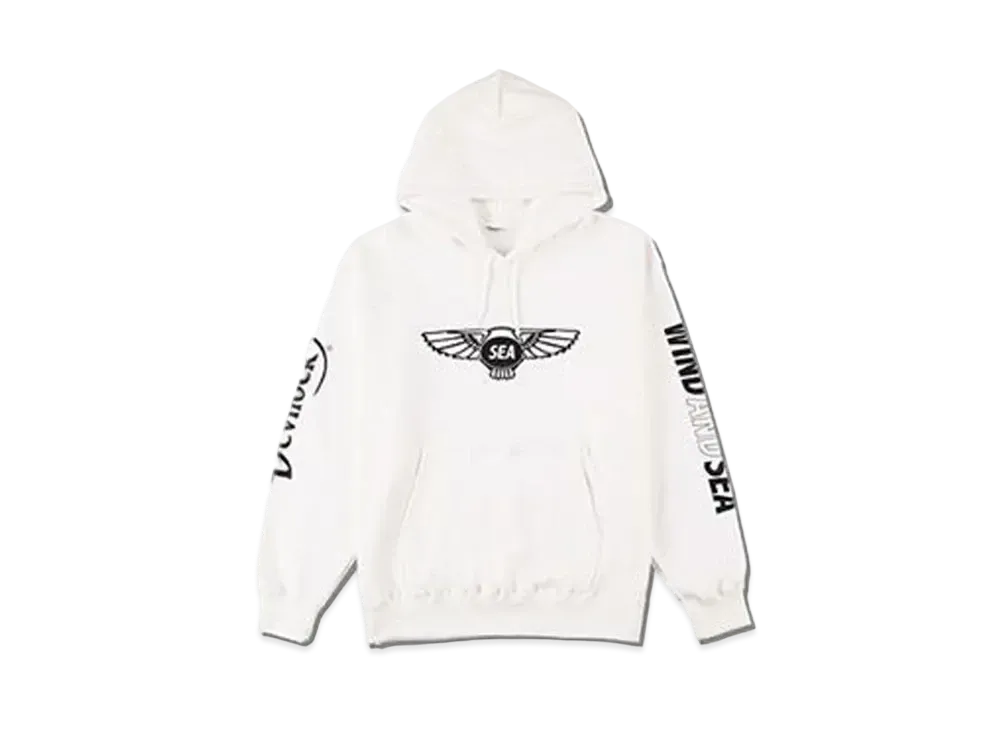 WIND AND SEA WDS x DEVILOCK (WING) HOODIE "White"