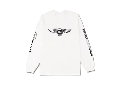 WIND AND SEA WDS x DEVILOCK (WING) L/S T-SHIRT "White"
