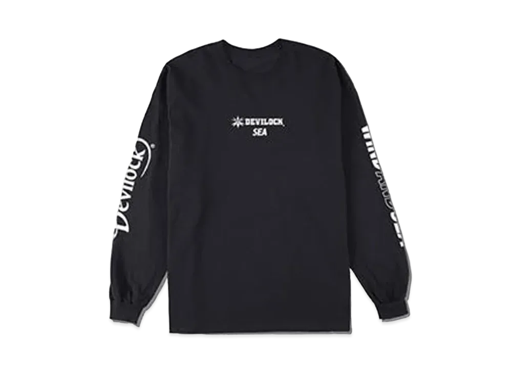 WIND AND SEA WDS x DEVILOCK (COBRA) L/S T-SHIRT "Black"