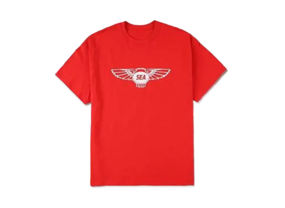 WIND AND SEA WDS x DEVILOCK (WING) T-SHIRT "Red"