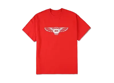 WIND AND SEA WDS x DEVILOCK (WING) T-SHIRT "Red"