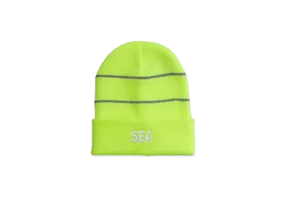 WIND AND SEA WDS (REFLEC) BORDER BEANIE "Fs Yellow"