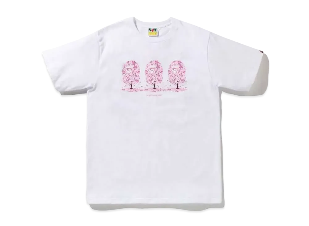 A BATHING APE SAKURA TEE "White"