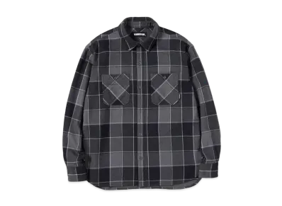 NEIGHBORHOOD NEL CHECK / C-SHIRT . LS "Black"