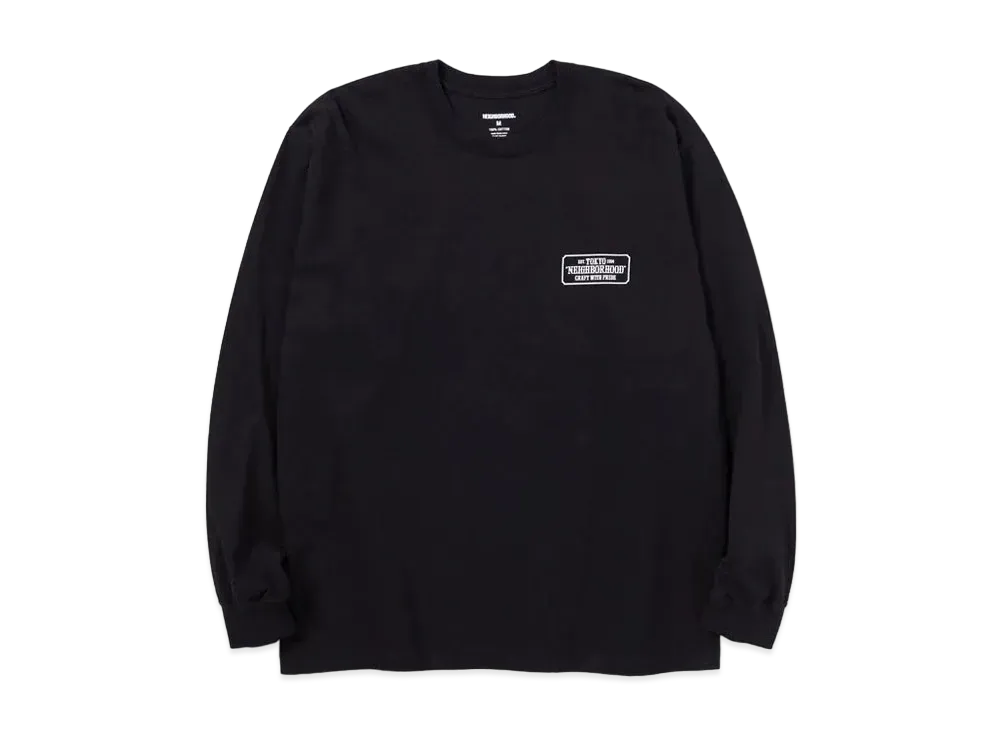 NEIGHBORHOOD NH-1 / C-TEE . LS "Black"