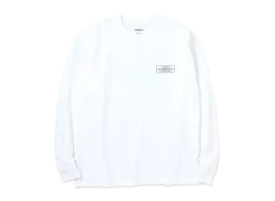NEIGHBORHOOD NH-1 / C-TEE . LS "White"