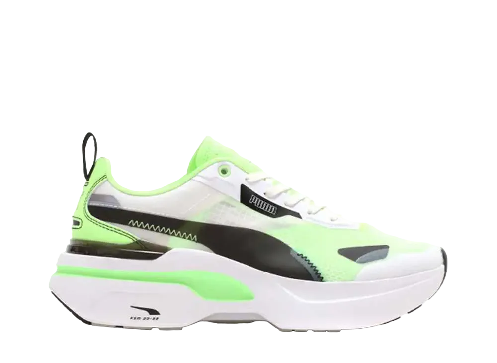 Puma Women's Kosmo Rider "White/Fizzy Lime"