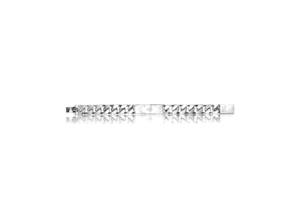 ルイヴィトン チェーン ブレスレット モノグラム "シルバー" M62486