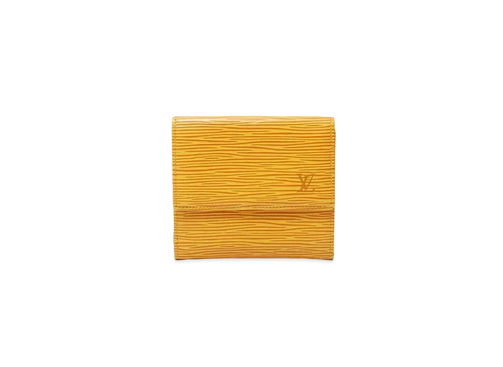 Louis Vuitton Epi W Hook Porte Monnaie Bie Cartescredit "Tassili Yellow"