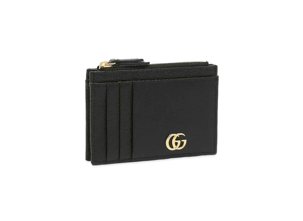 GUCCI Card Case Petit Marmont Fragment Case "Black"