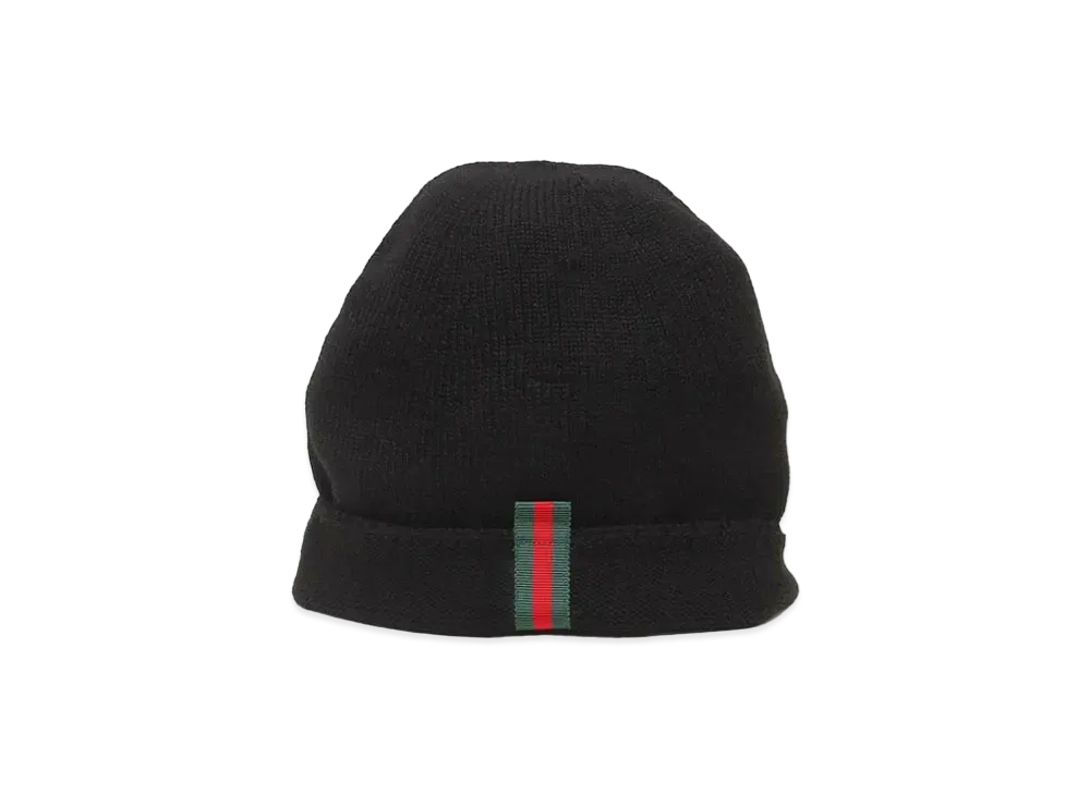GUCCI Wool Knit Cap "Black"